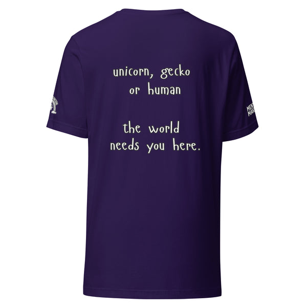 The World Needs You Here Mental Health Tee | Guitos